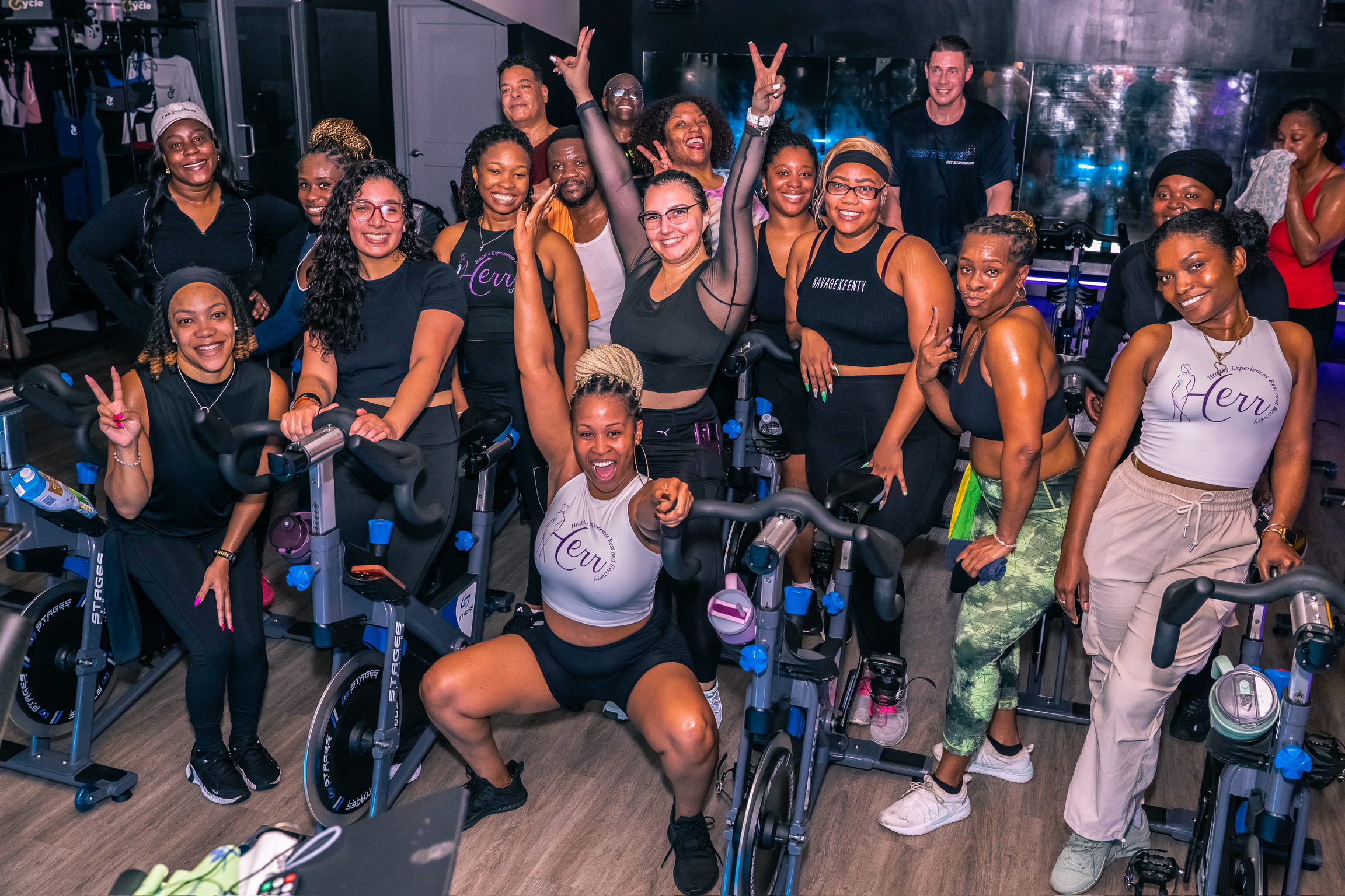 Soca Spin Birthday Class moment